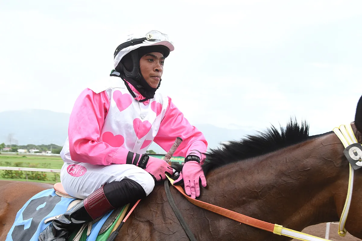Abigail Able makes history as first female jockey to ride in Jamaica Derby