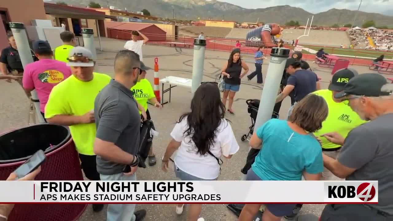 Albuquerque Public Schools add weapons detectors, tighten clear bag policy at stadiums