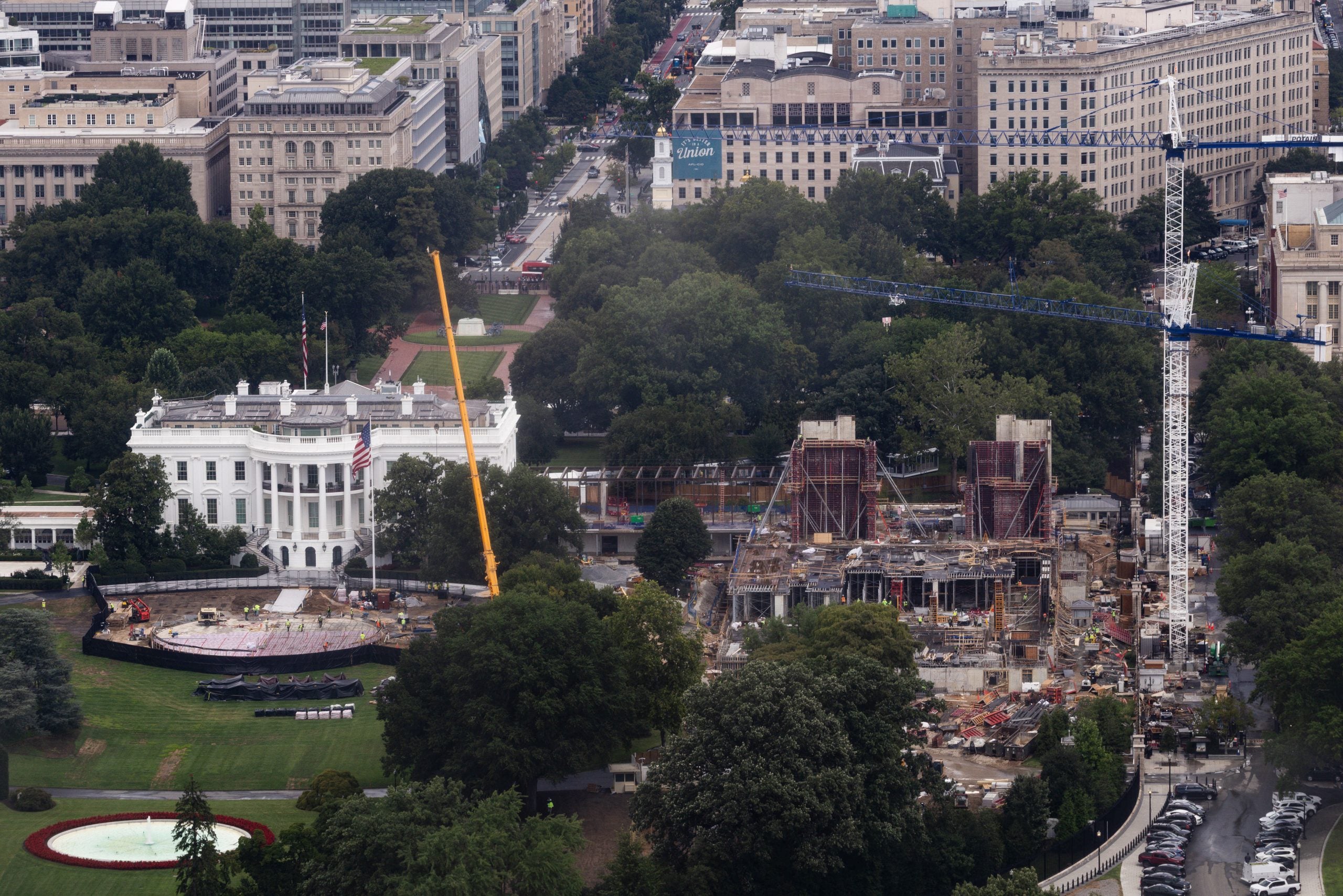 Appeals court blocks $400 million White House ballroom build - Indianapolis News | Indiana Weather | Indiana Traffic