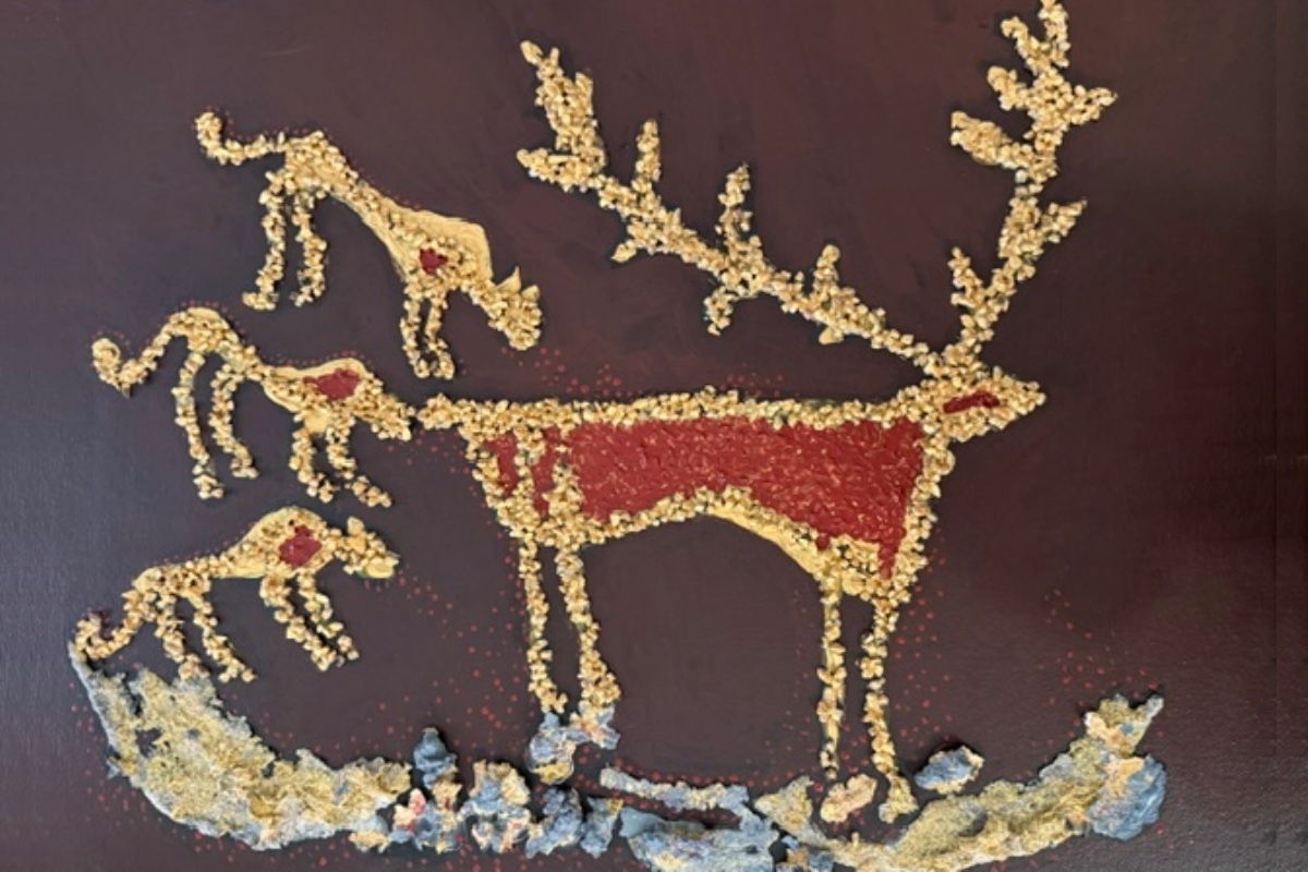 Armenian American artist Lusine Saakyan weaves history into art