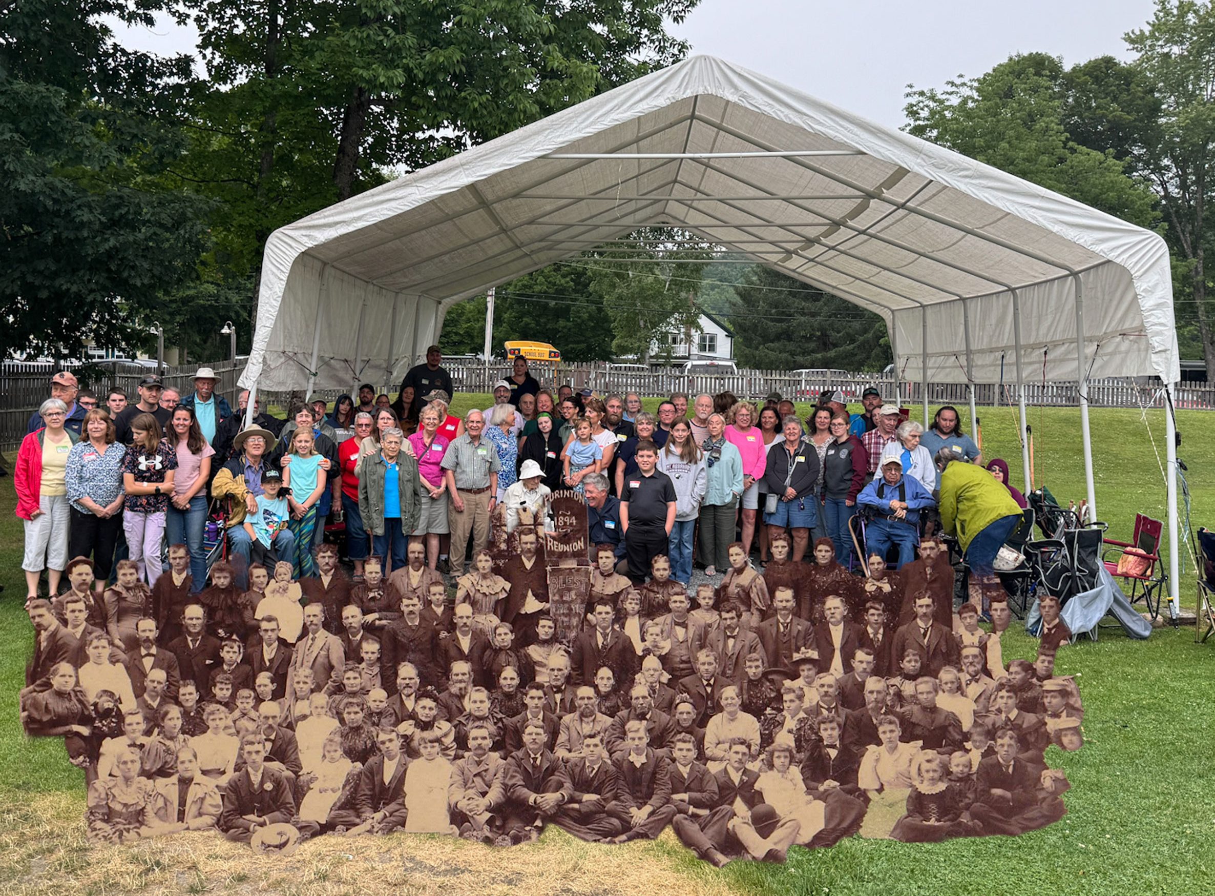 Attending The 150th Purinton Family Reunion in Salisbury