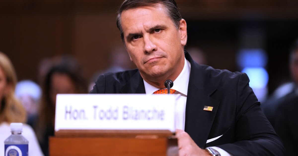 Blanche rescinds Trump's 'anti-weaponization' fund before AG confirmation vote