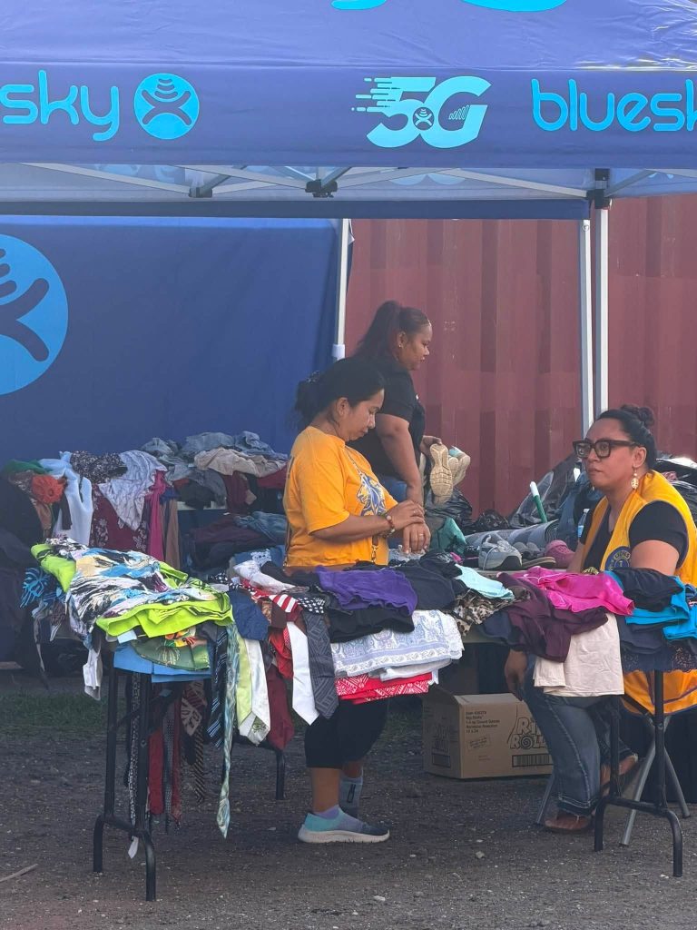 Bluesky, South Seas Broadcasting and Community Partners Unite for Fire Relief Distribution