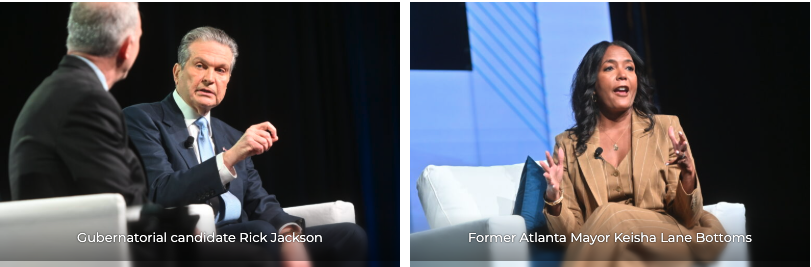 Bottoms, Jackson offer competing visions on data centers, Medicaid expansion at business luncheon