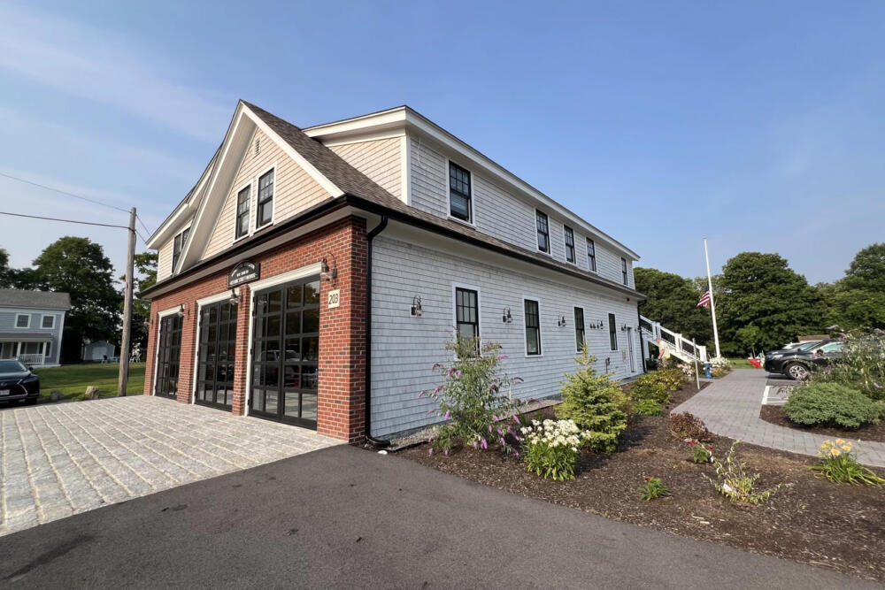 The Old Bank Street Firehouse in Harwich has been repurposed to meet modern needs, including housing, seen on July 16, 2026. (Jennette Barnes/CAI)