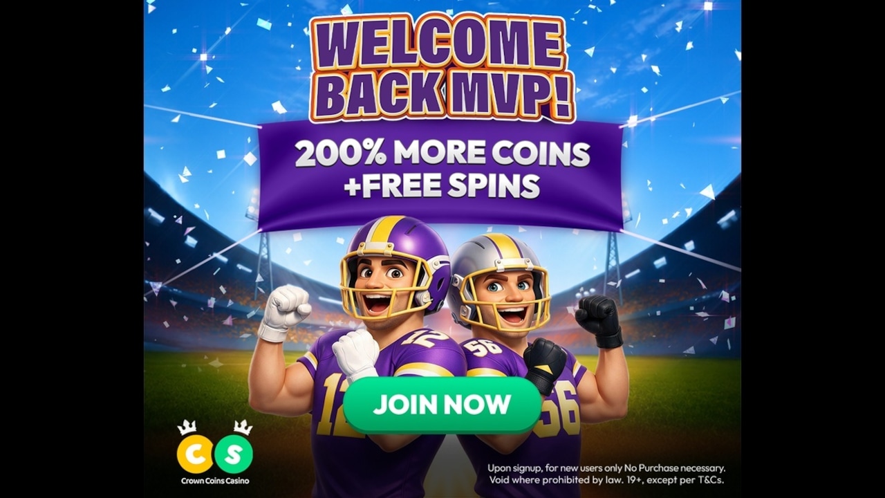 Crown Coins Casino Promo Code 200% More Coins + Free Spins
