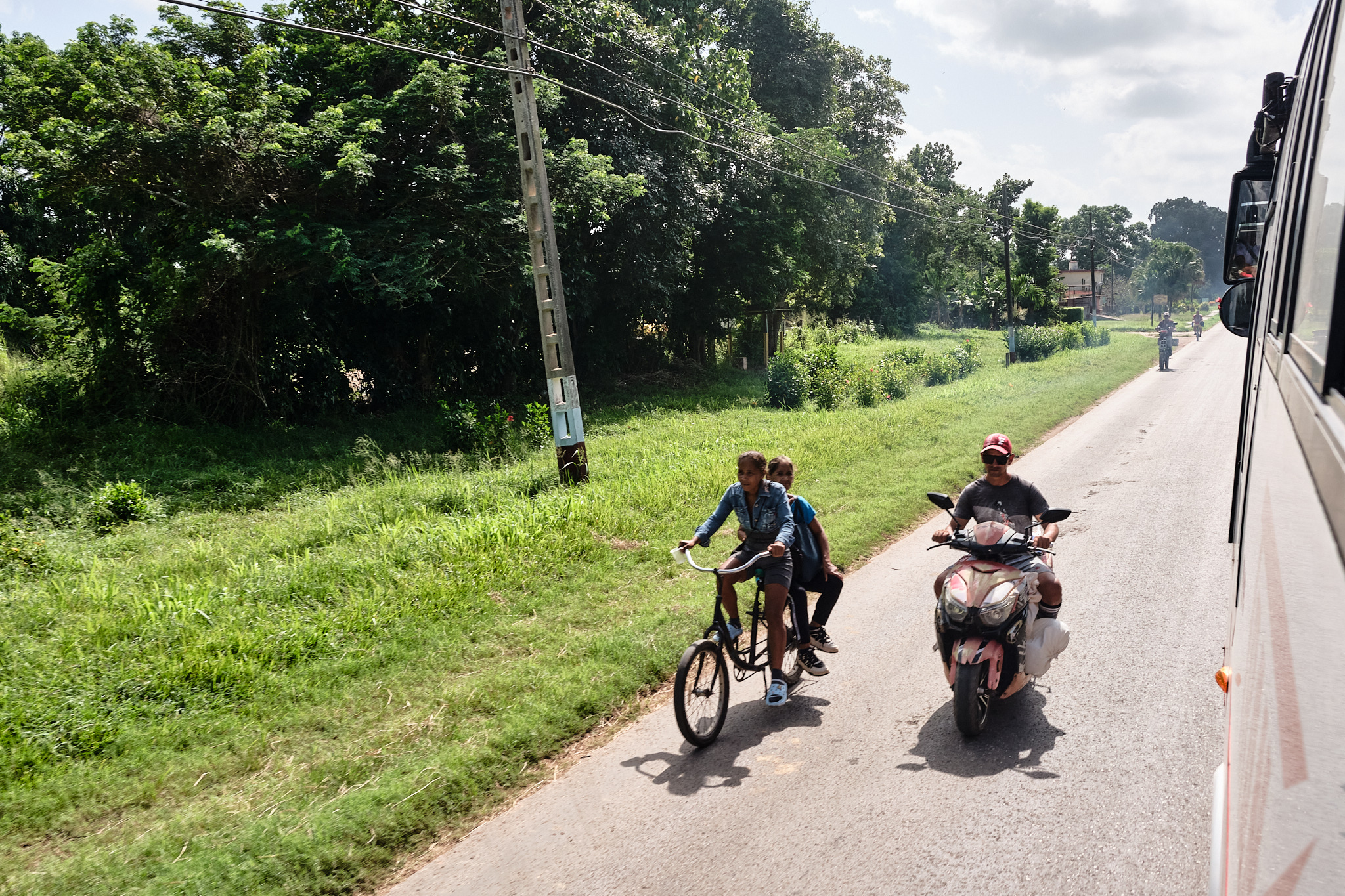 Cuba's Central Highway at a Standstill Between Matanzas & Santa Clara