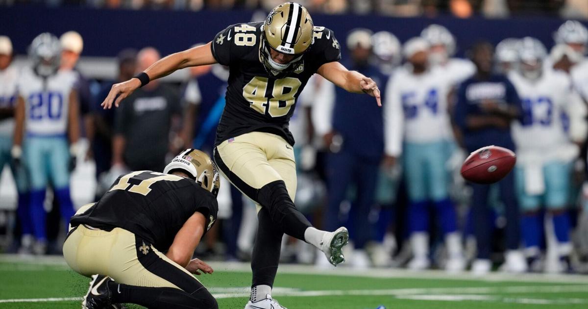 Daniel Carlson is the last kicker standing after Saints cuts | Saints