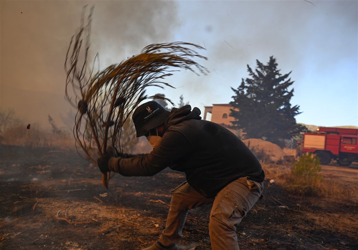 Europe's hot, dry summer takes its toll with fires in France and Greece, and drought in the U.K.