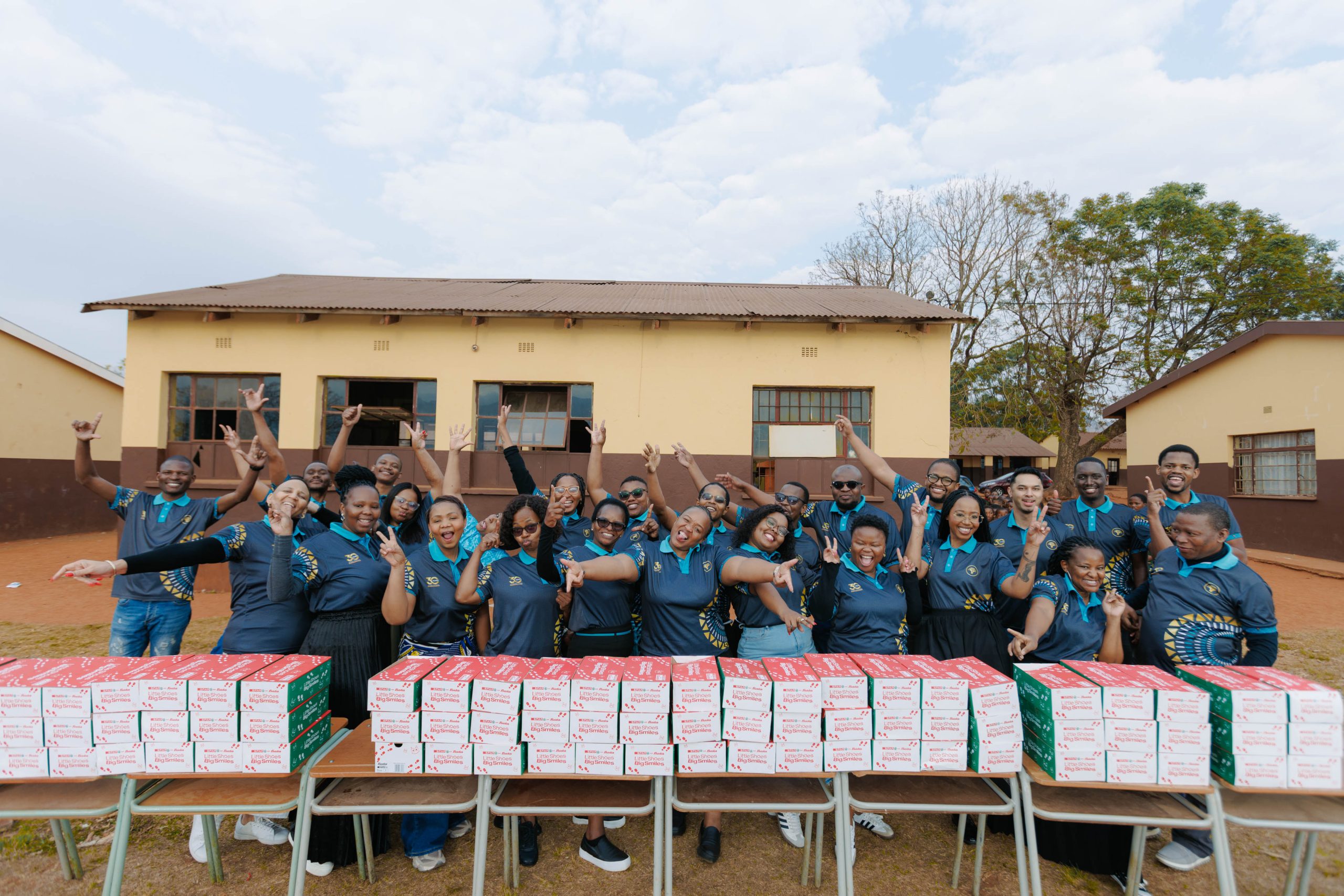 FNB, Buy ‘n Save SPAR deepen community investment with E52 950 shoe donation