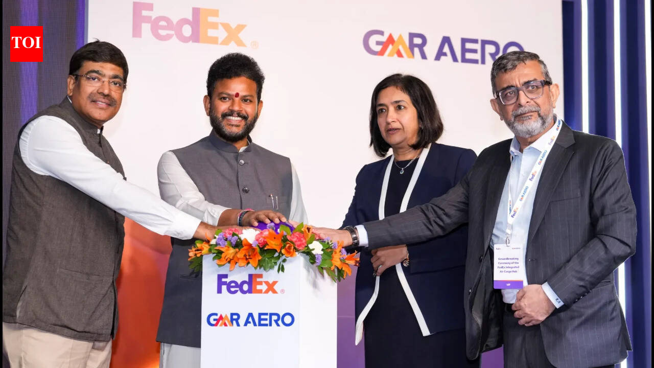 Fedex Delhi Cargo Hub: From 600 to 5,000 packages an hour: FedEx unveils $150 million Delhi cargo hub