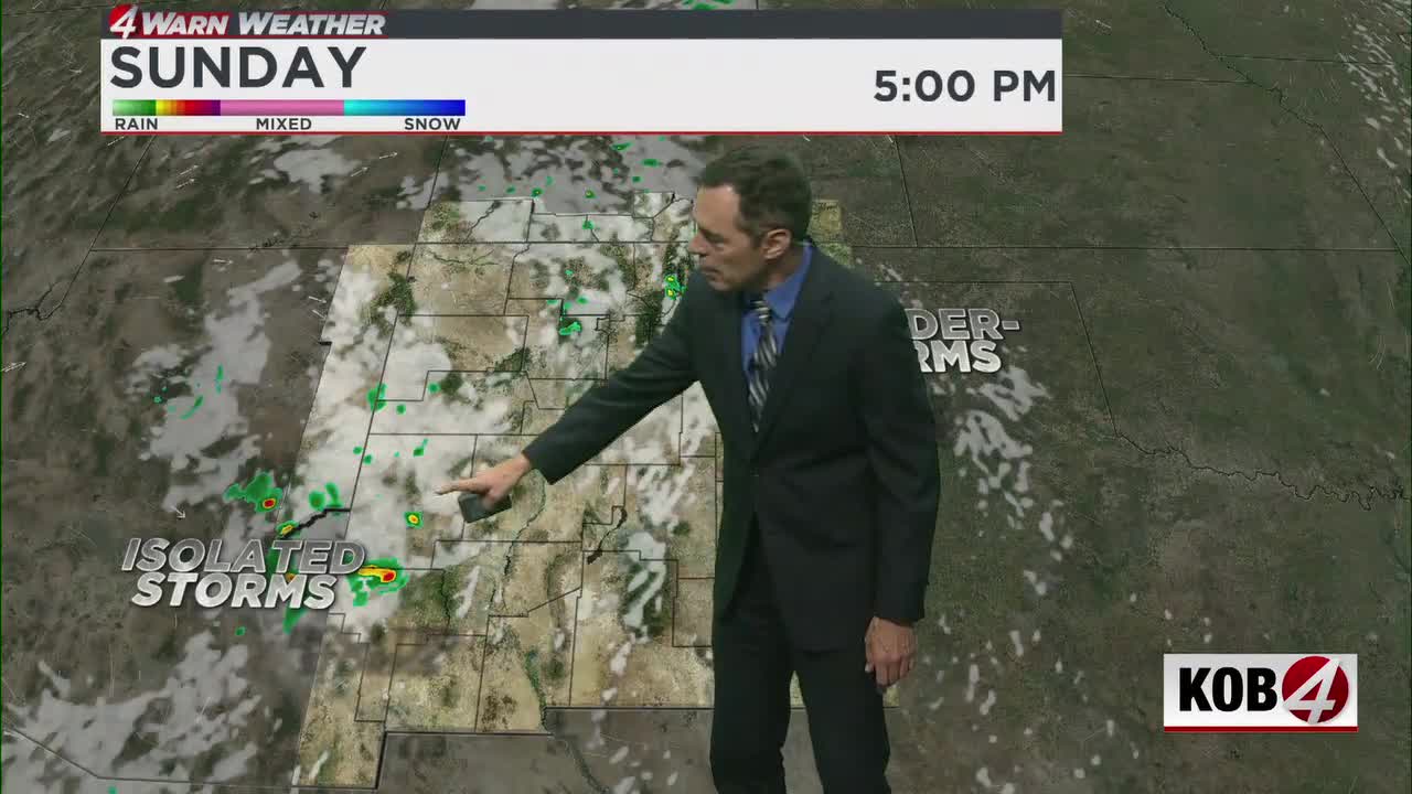 Flood watch issued for parts of New Mexico as storms bring heavy rain and hail