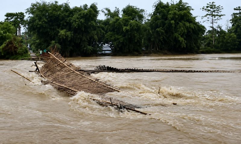 Fresh floods hit Dhemaji as Jiadhal River inundates low-lying villages