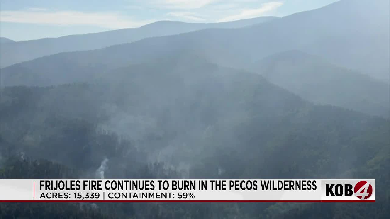 Frijoles fire holds at 59% containment