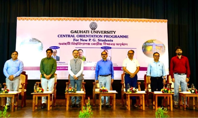Gauhati University welcomes new postgraduate batch, urges focus beyond marks