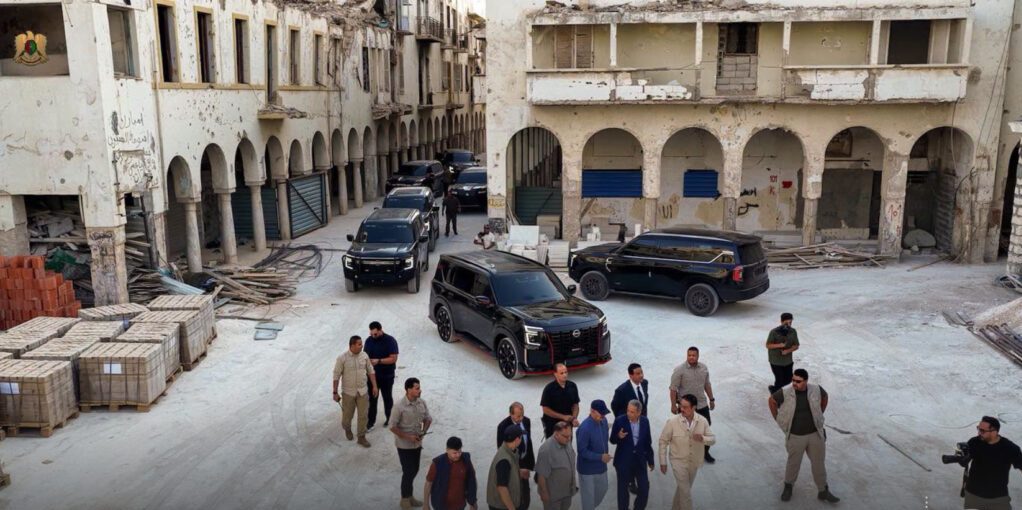 General Commander Inspects Reconstruction and Development Projects in Benghazi