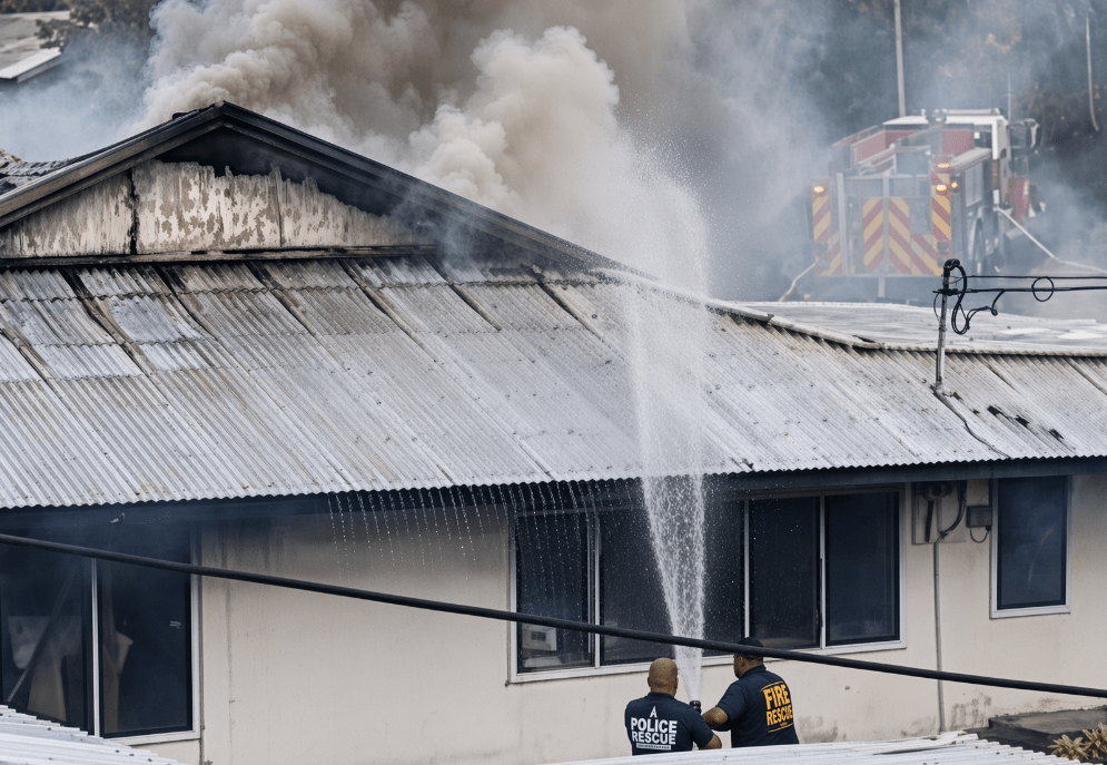HOUSE FIRE IN NU'UULI SENDS ONE PERSON TO HOSPITAL, FOURTH MAJOR FIRE THIS MONTH