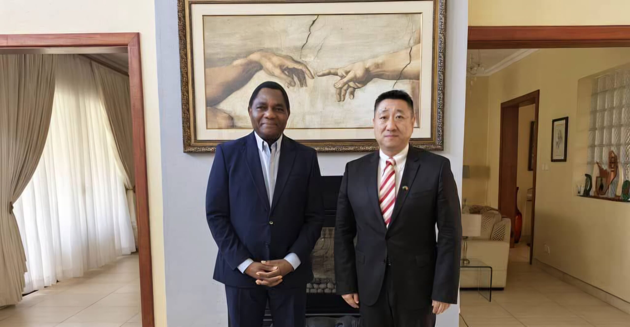 Hichilema meets Chinese Ambassador Han Jing