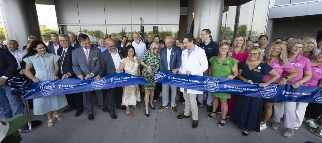 High Street Tower dedicated, Med Center Health’s centennial celebrated