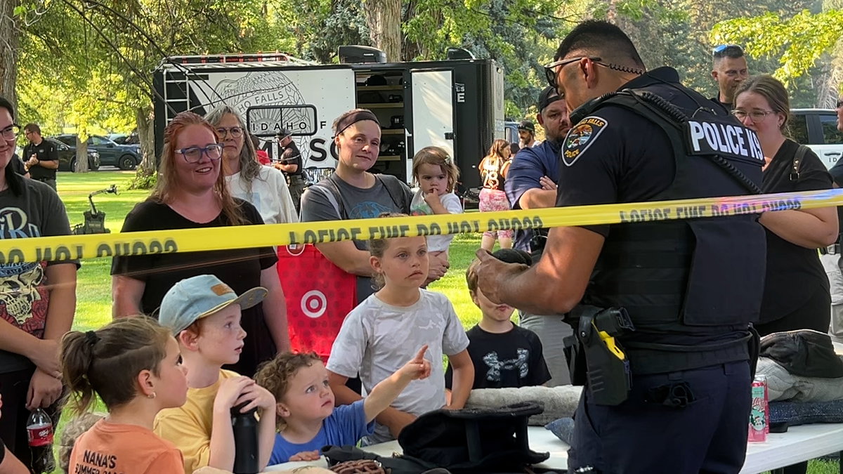 Honoring Heroes: National Night Out brings together Idaho Falls community and police officers - LocalNews8.com
