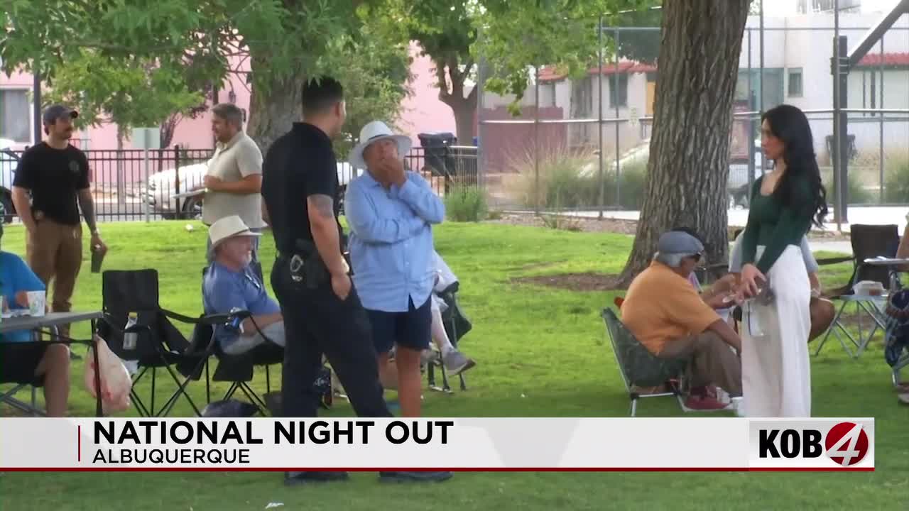 Hundreds join Albuquerque National Night Out to share concerns with leaders