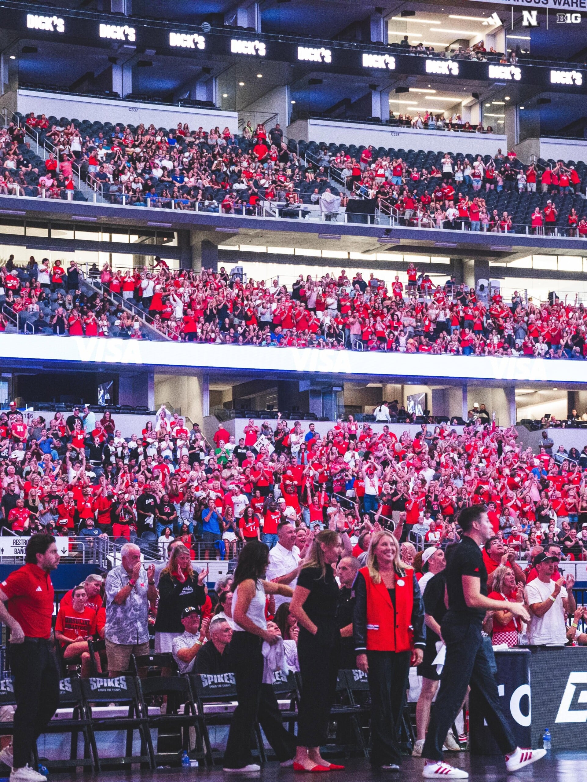 Husker volleyball wins inaugural Spikes Under the Lights in Texas