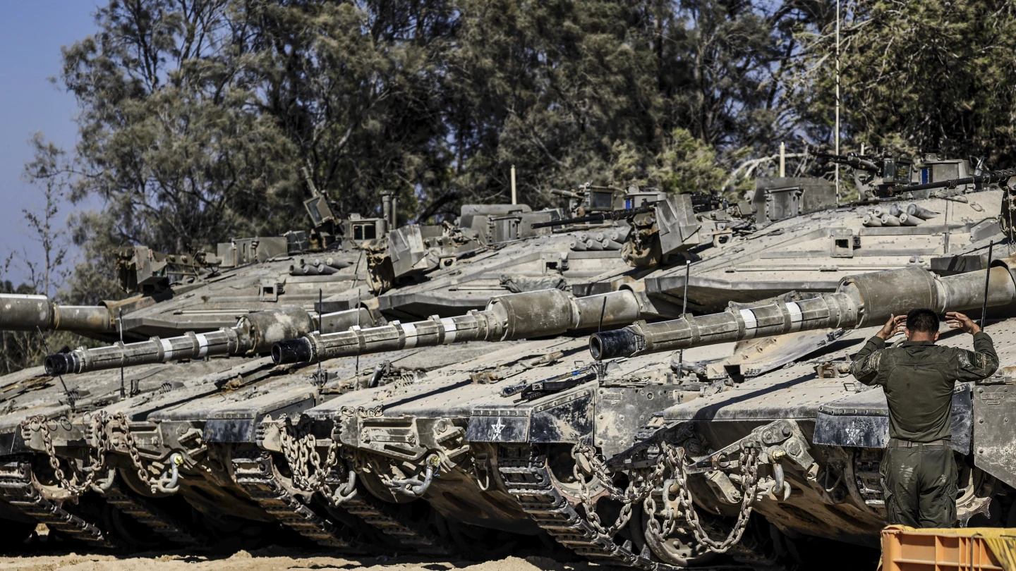 IDF tank hit by Hamas explosive device in ‘Yellow Line area’ - Israel & Jewish News