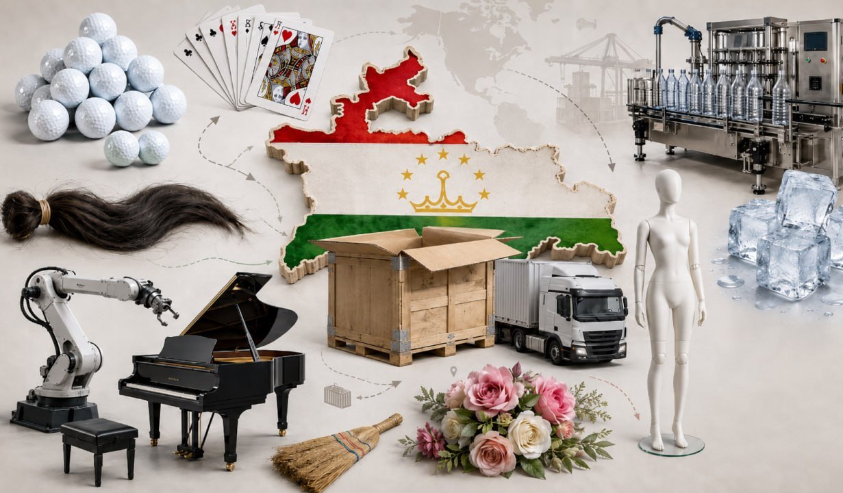 Ice for Iran, hair for Myanmar and playing cards from China: Tajikistan’s most unusual trade