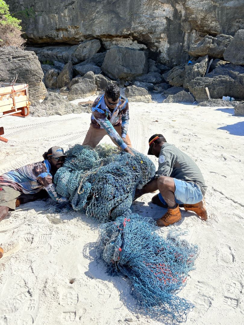 Indigenous rangers pull killer ‘ghost nets’ from Australia’s northern coast