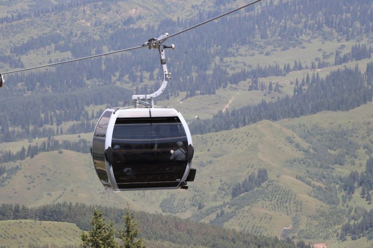 International media tour participants visit Ala-Too Resort mountain cluster -