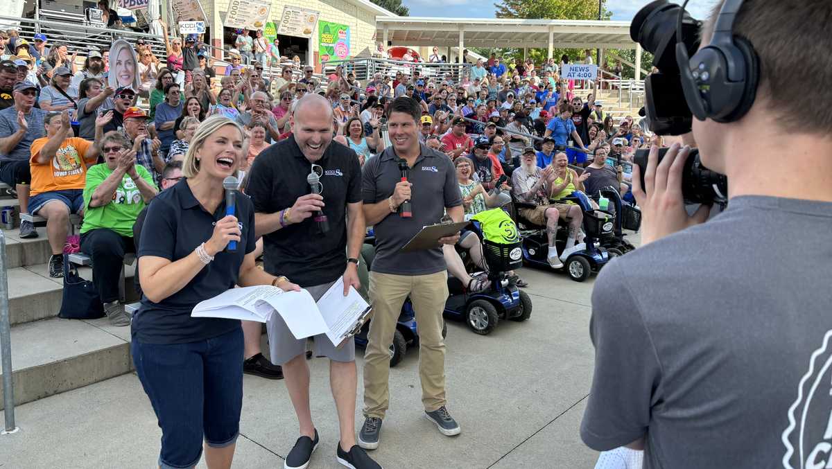 Iowa State Fair: Catch a KCCI newscast live at 4:30 p.m. each weekday at the fair