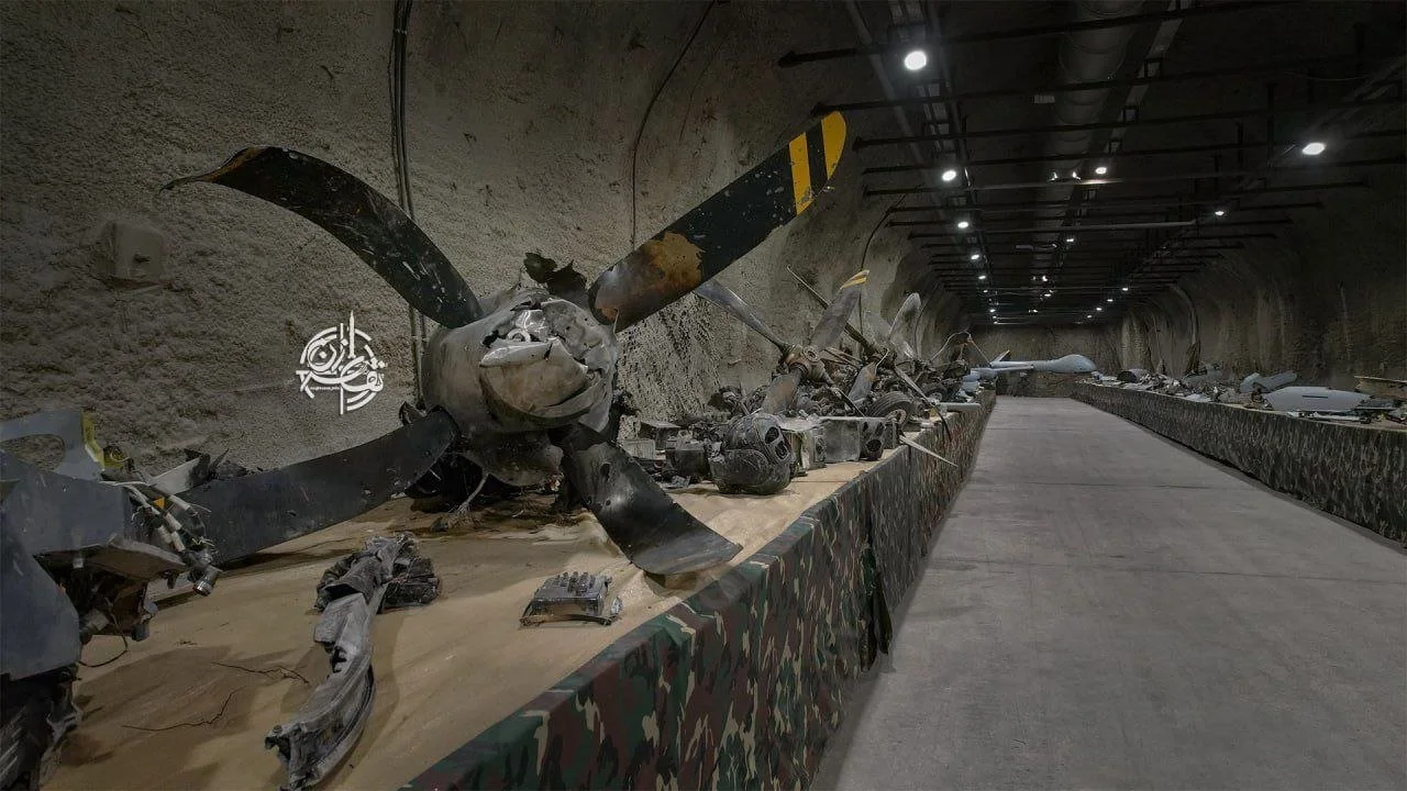 Iran displays wreckage of downed US and Israeli aircraft