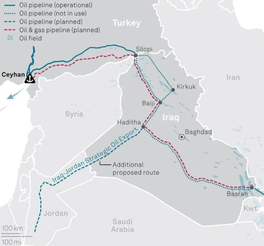 Iraq, Qatar’s UCC discuss oil pipeline projects to bypass Hormuz