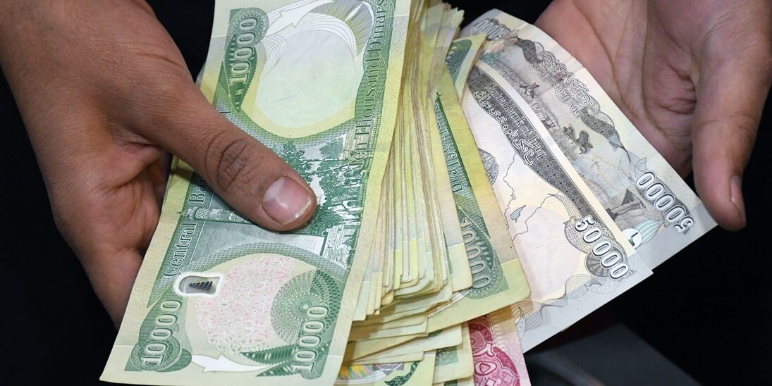 Iraqi dinar exchange rates vs US dollar in Baghdad, Basra, and Erbil