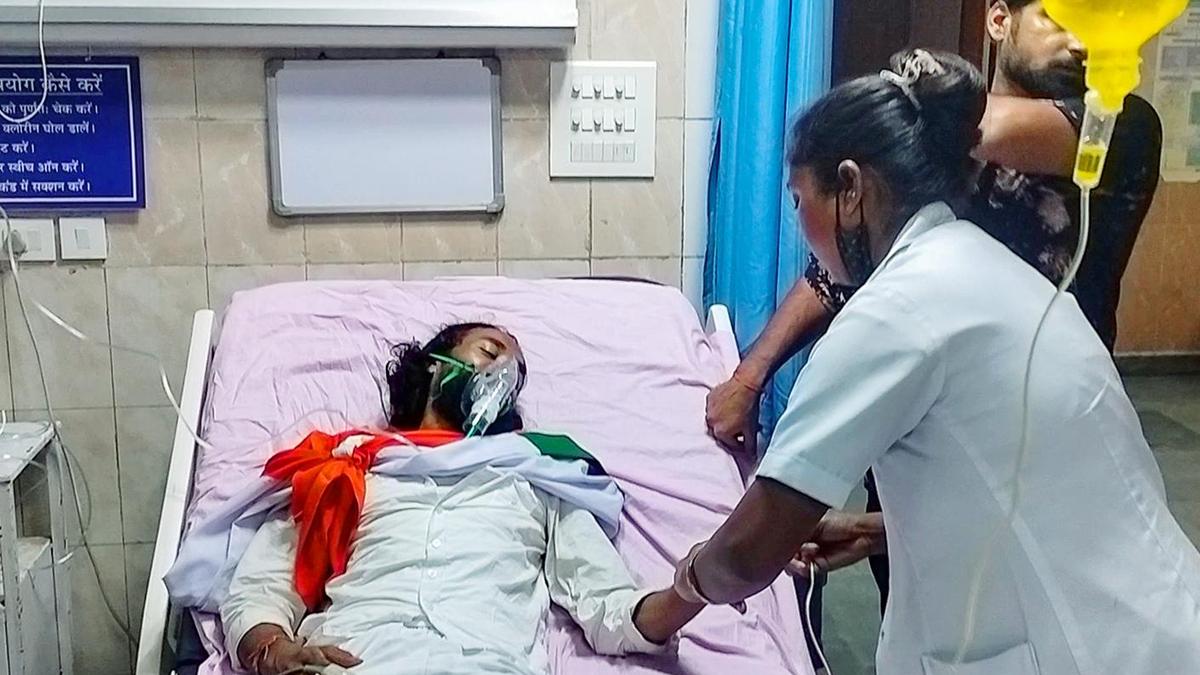 Jharkhand students protest updates: Mahto hospitalised as health deteriorates; police lathi-charge protesters again outside Assembly