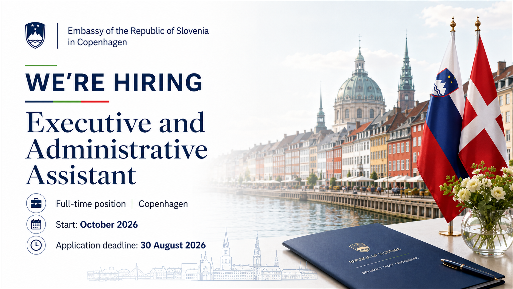 Job opportunity: Administrative Assistant (M/F)