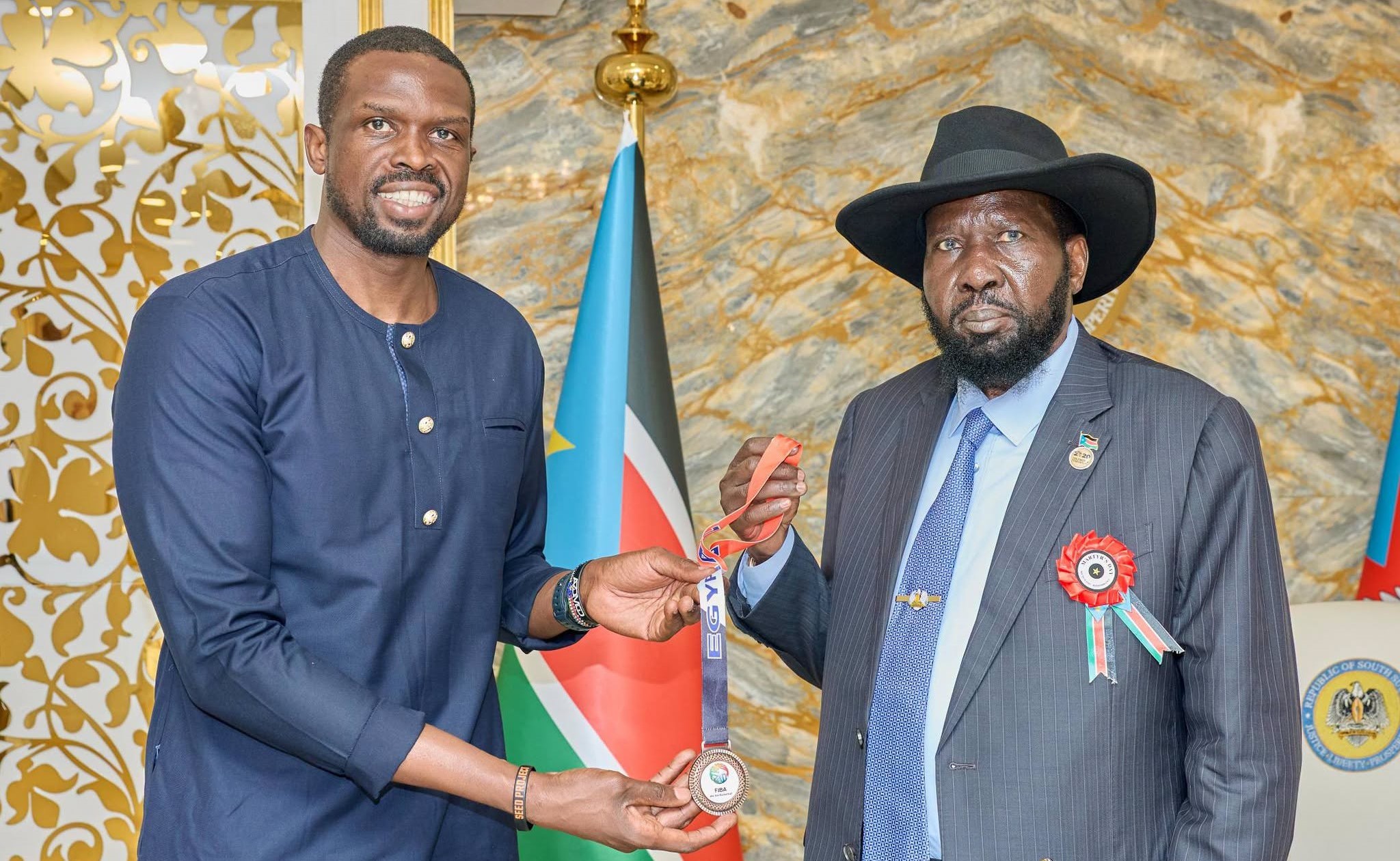 Kiir pledges support for development of basketball