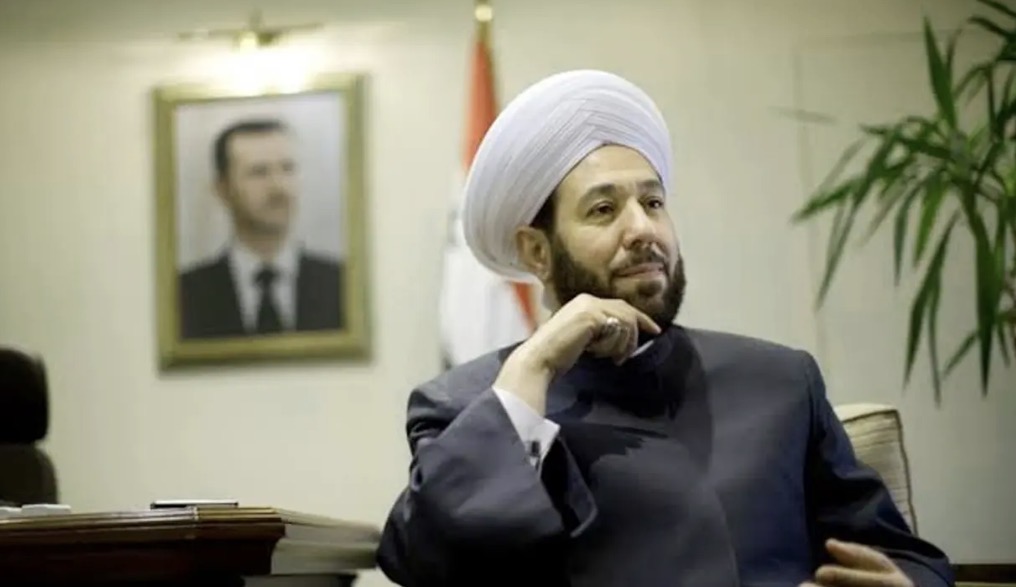 Hassoun was one of the most prominent religious figures defending Bashar al-Assad during the war, using his official position to endorse military operations.