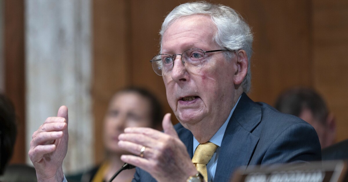 McConnell released from rehabilitation center, will continue recovery at home