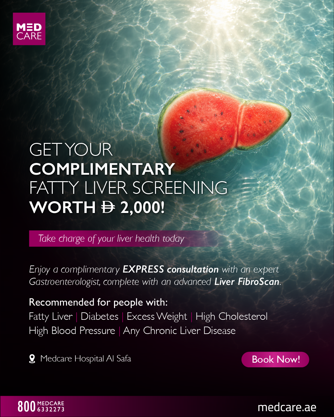 Medcare Hospital Al Safa Launches Complimentary Fatty Liver Screening Campaign