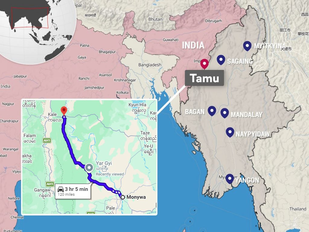 Military counteroffensive presses forward along trade corridors in Sagaing Region
