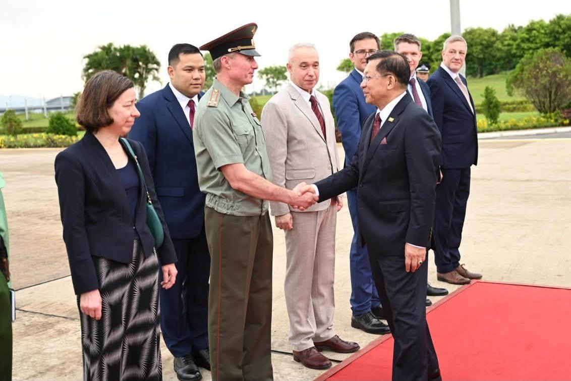 Min Aung Hlaing leaves for Russia as Naypyidaw deepens economic and defense ties with Moscow