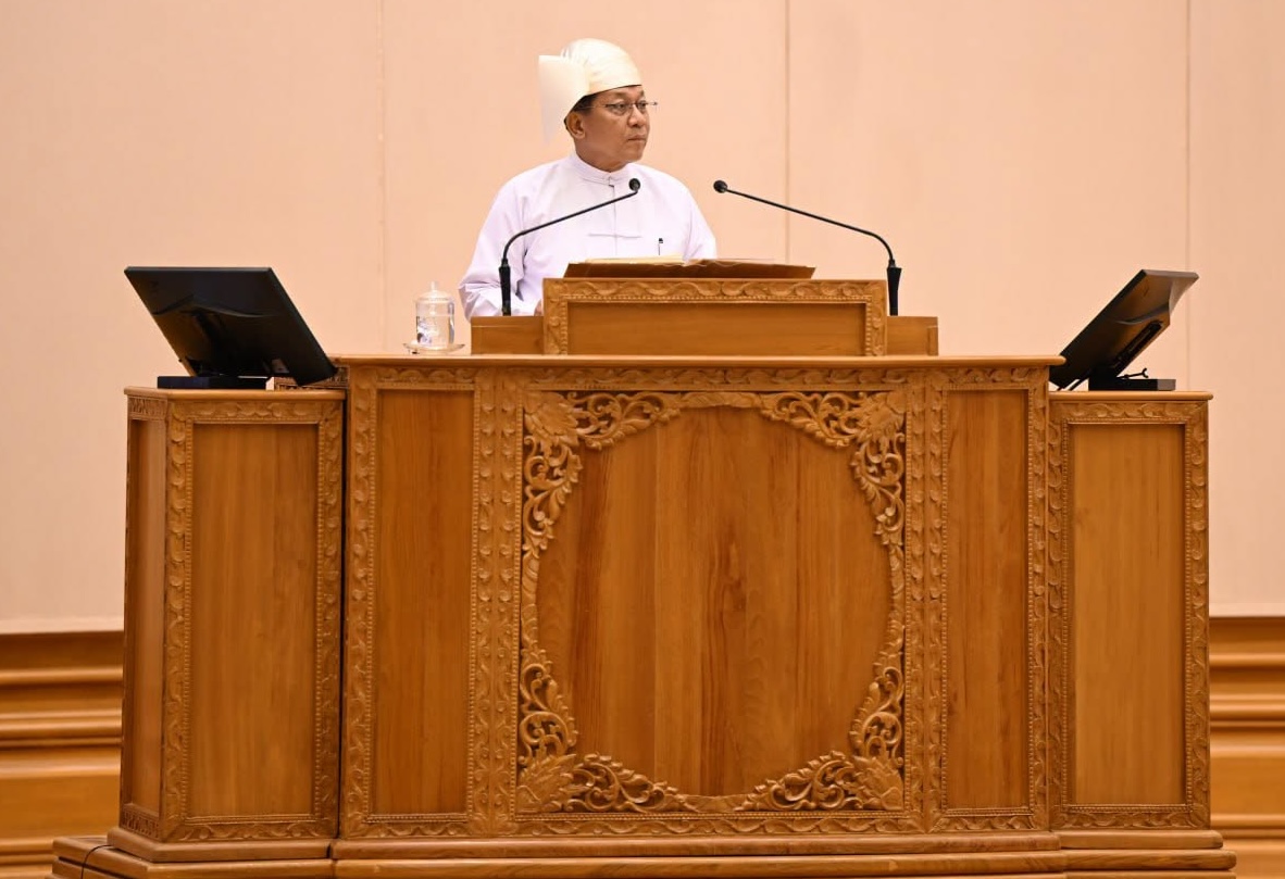Min Aung Hlaing reports on his first 100-days since inauguration as Myanmar president