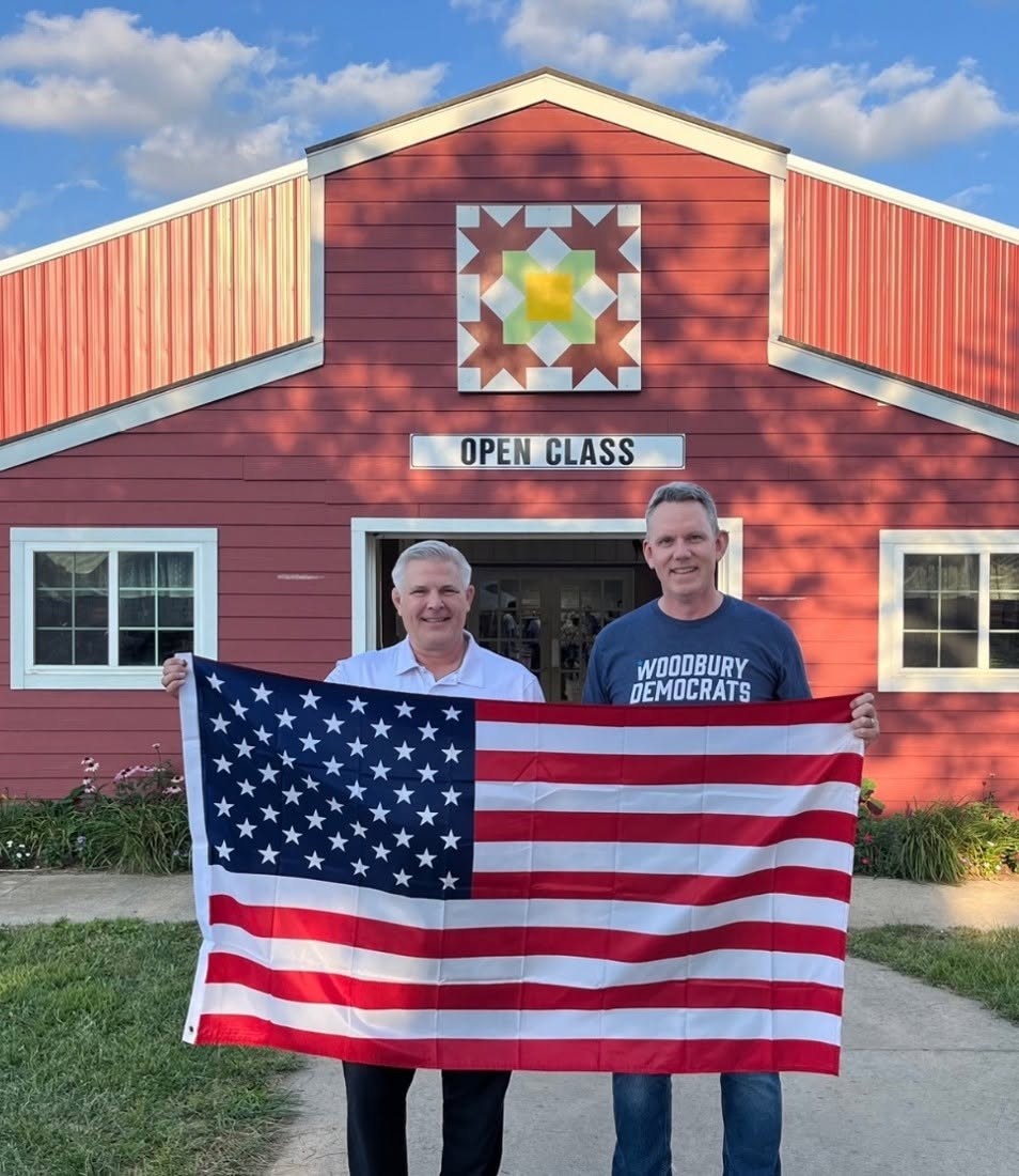 Moment of comity between candidates in Iowa's 4th congressional district