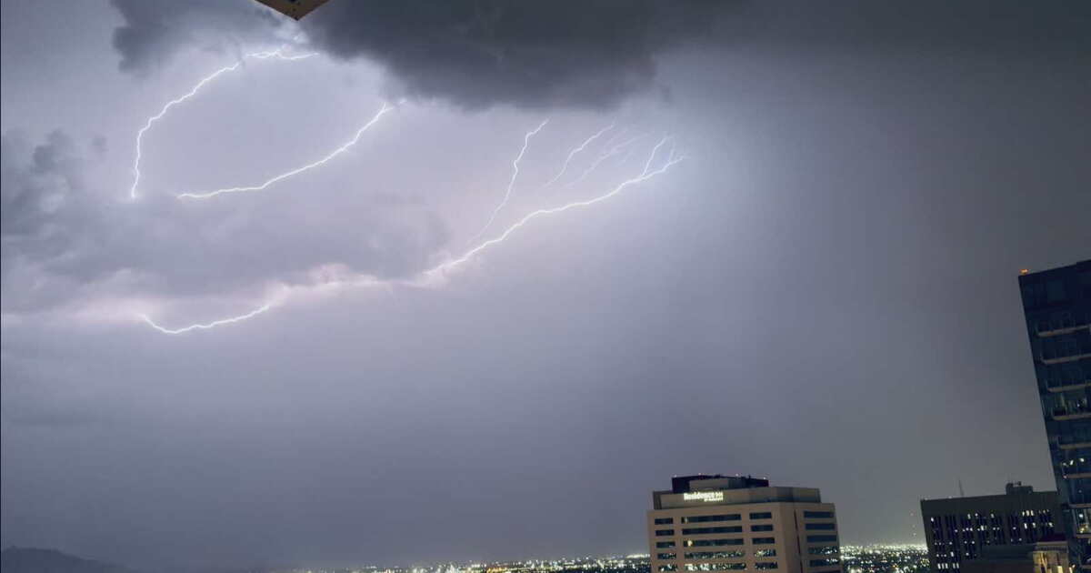 Monsoon storms moving through the Valley