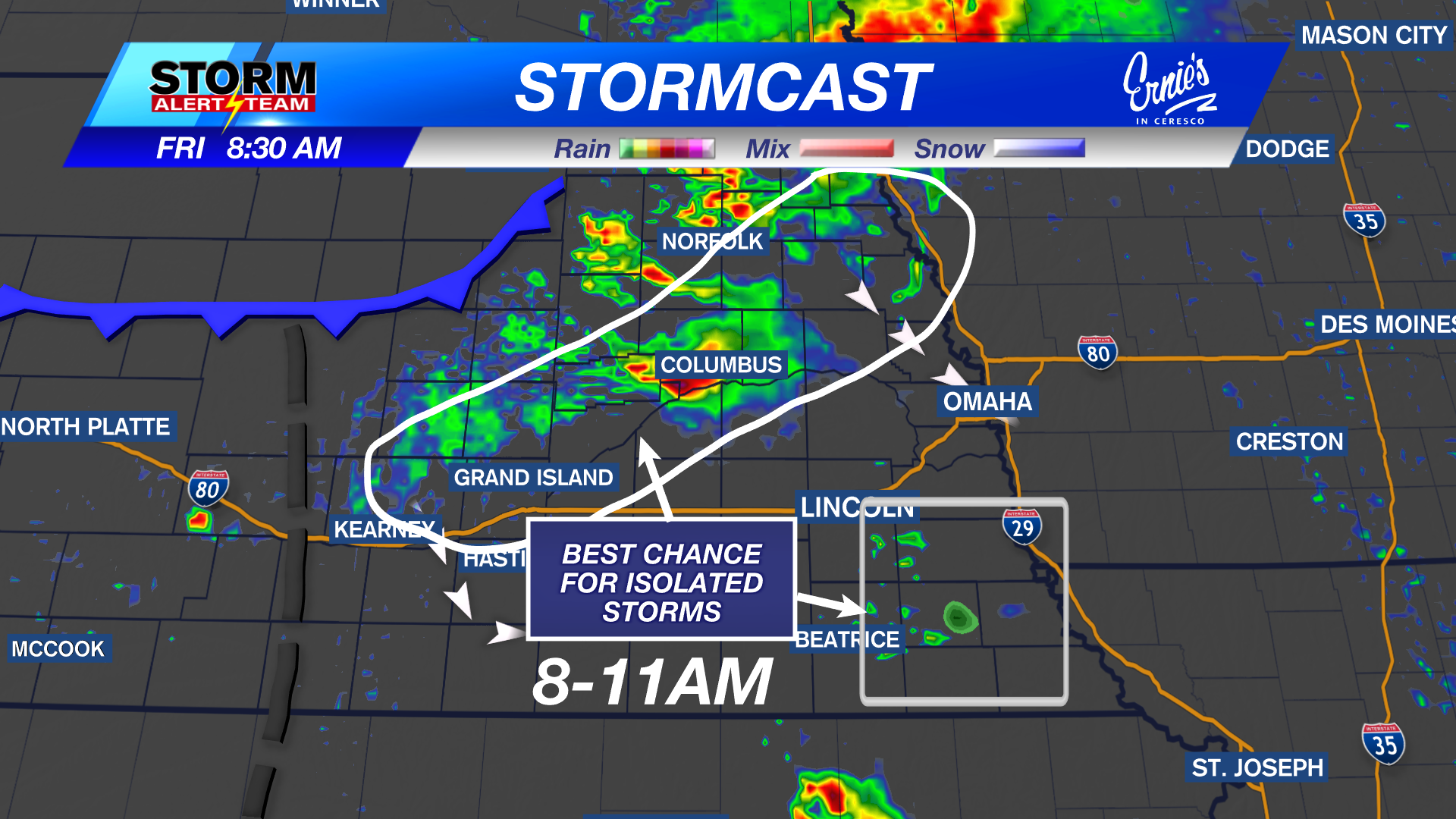 Muggy Friday With Severe Weather Nearby