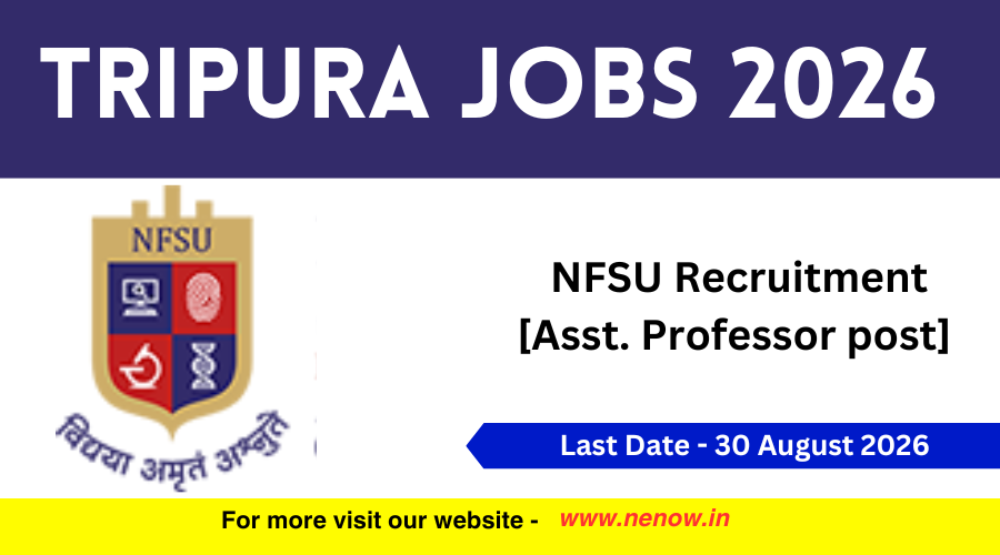 NFSU Recruitment [Asst. Professor post]