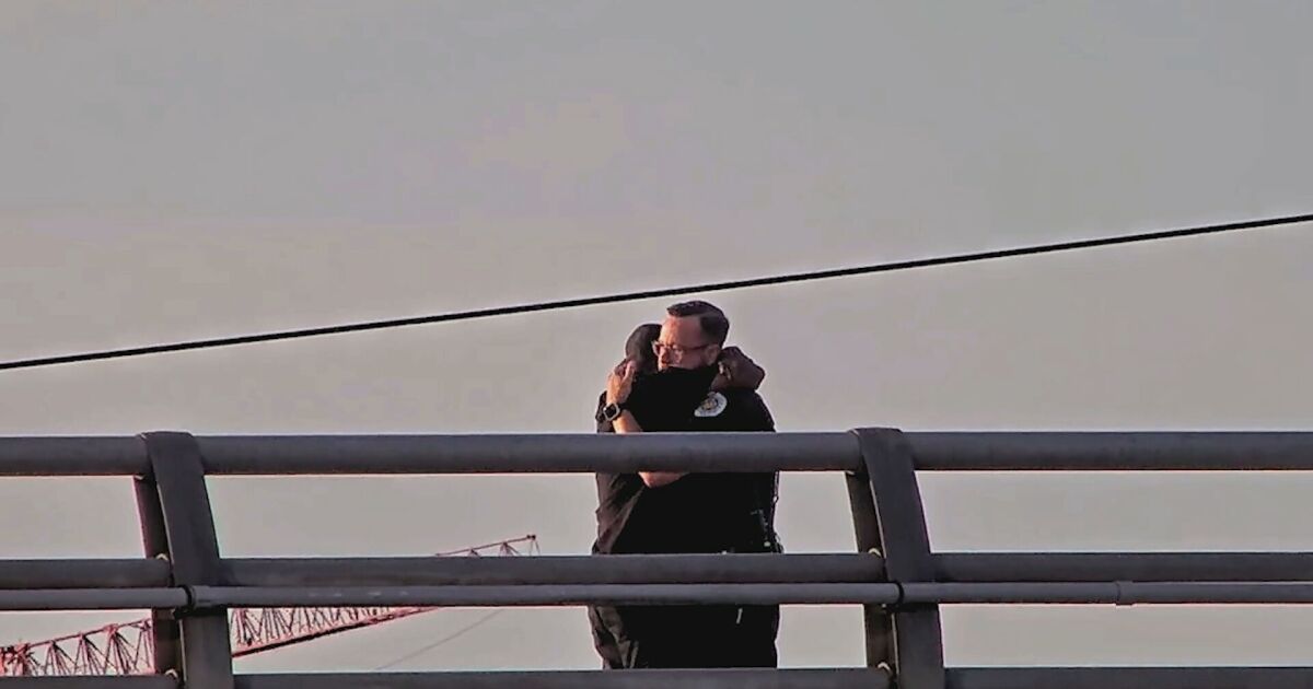 Nashville officer talks man off bridge in body cam video