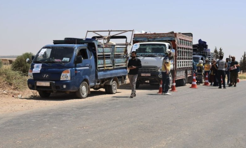 New Convoy Returns to Hama as Returnees Grapple with Absence of Services