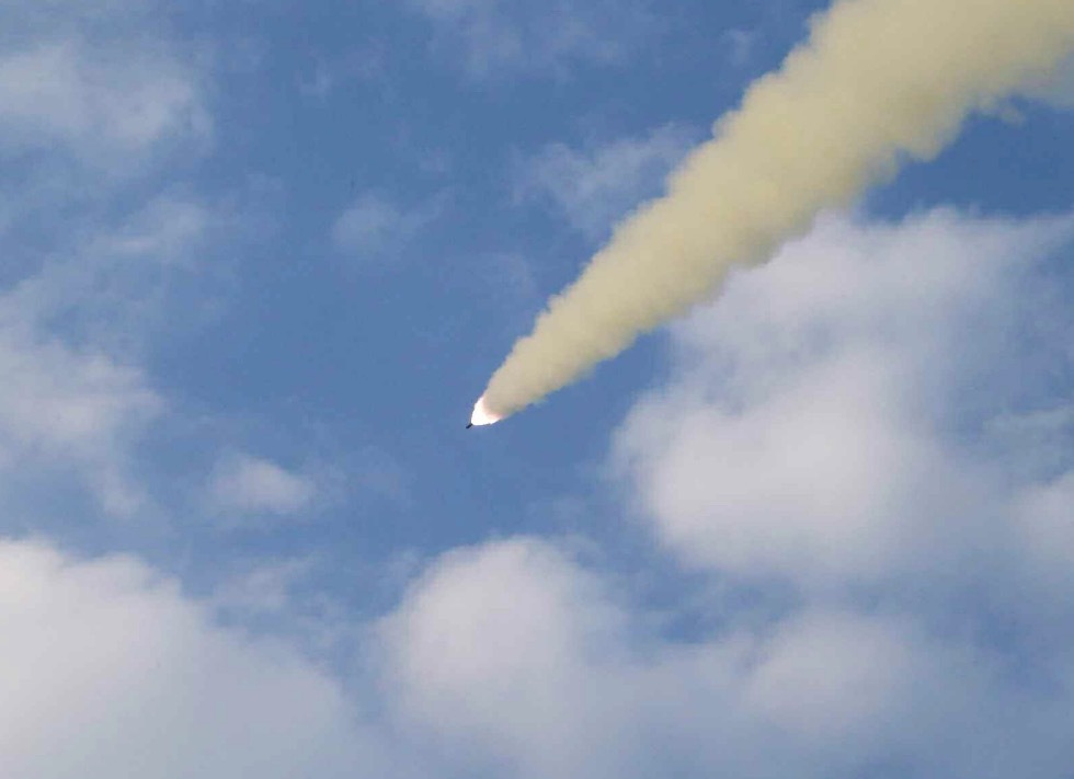 North Korea launches around 12 short-range missiles from Pyongyang